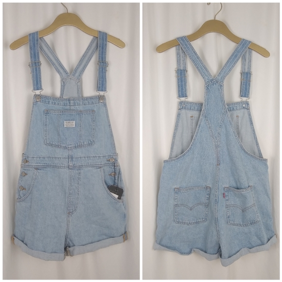 NEW Levi's Vintage Look Shortalls - Picture 7 of 8